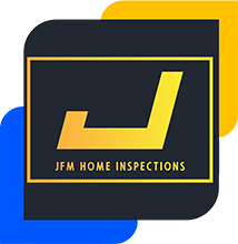 The JFM Home Inspections logo